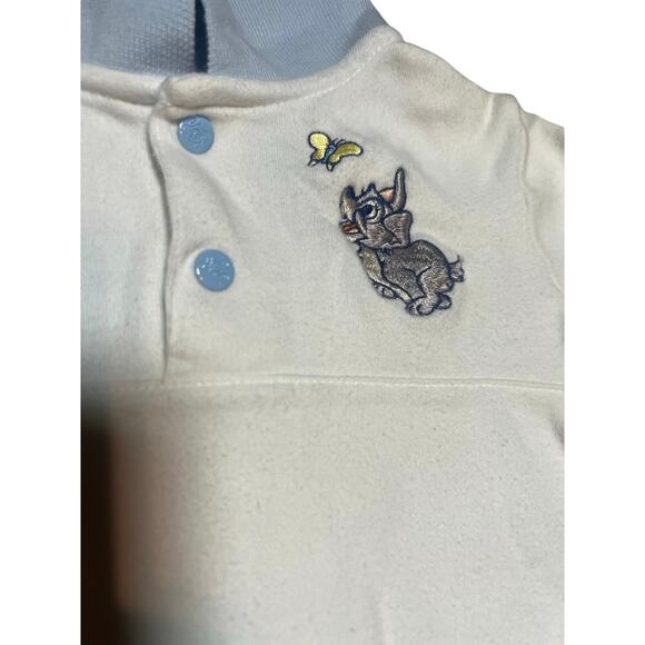 Vintage Disney's Lady and the Tramp Embroidered long sleeve collared one pc 6/9m - Picture 3 of 7